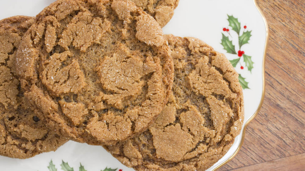 Whole Wheat Ginger Cookies